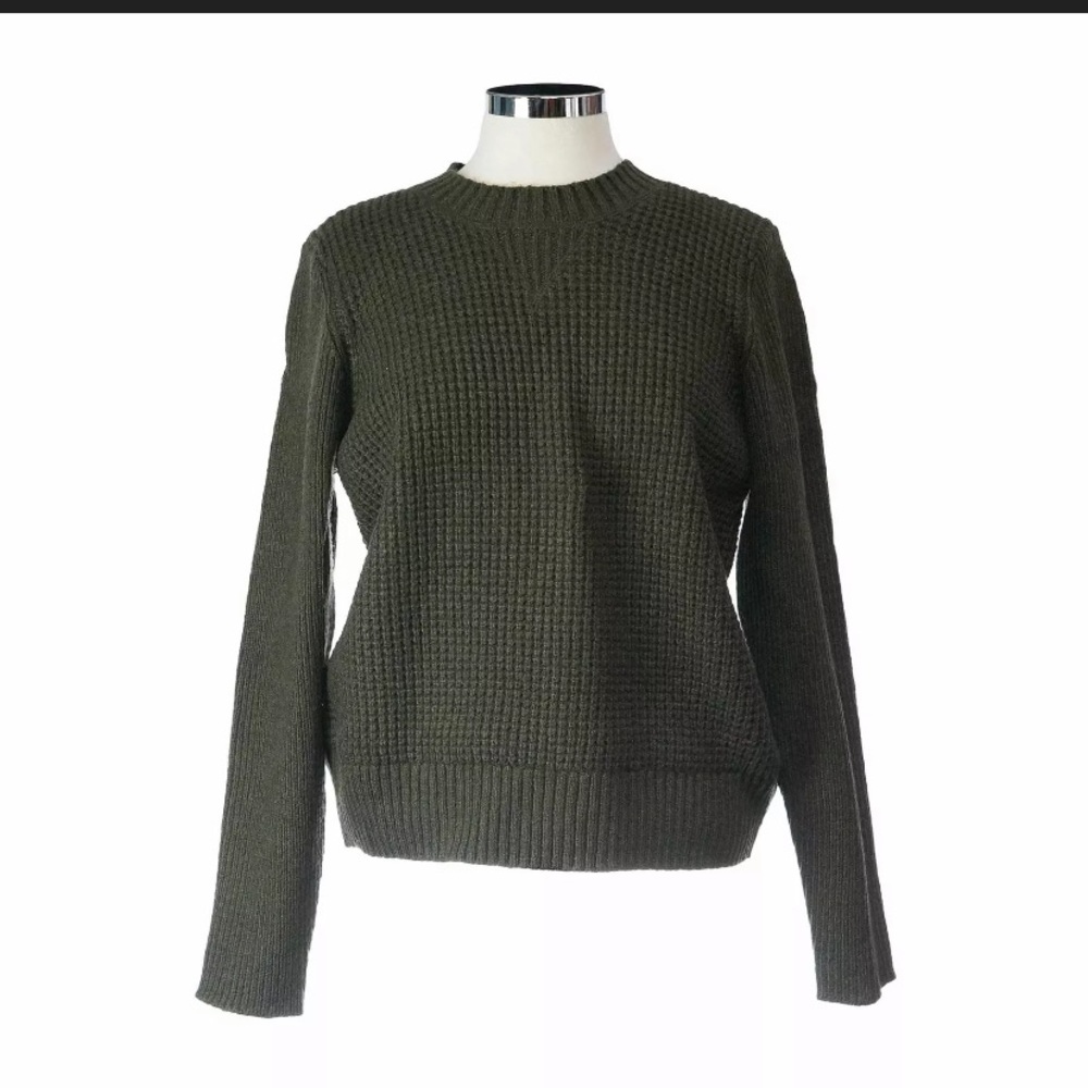 Sweater Lucky Brand size L NWT green olive - Picture 1 of 12